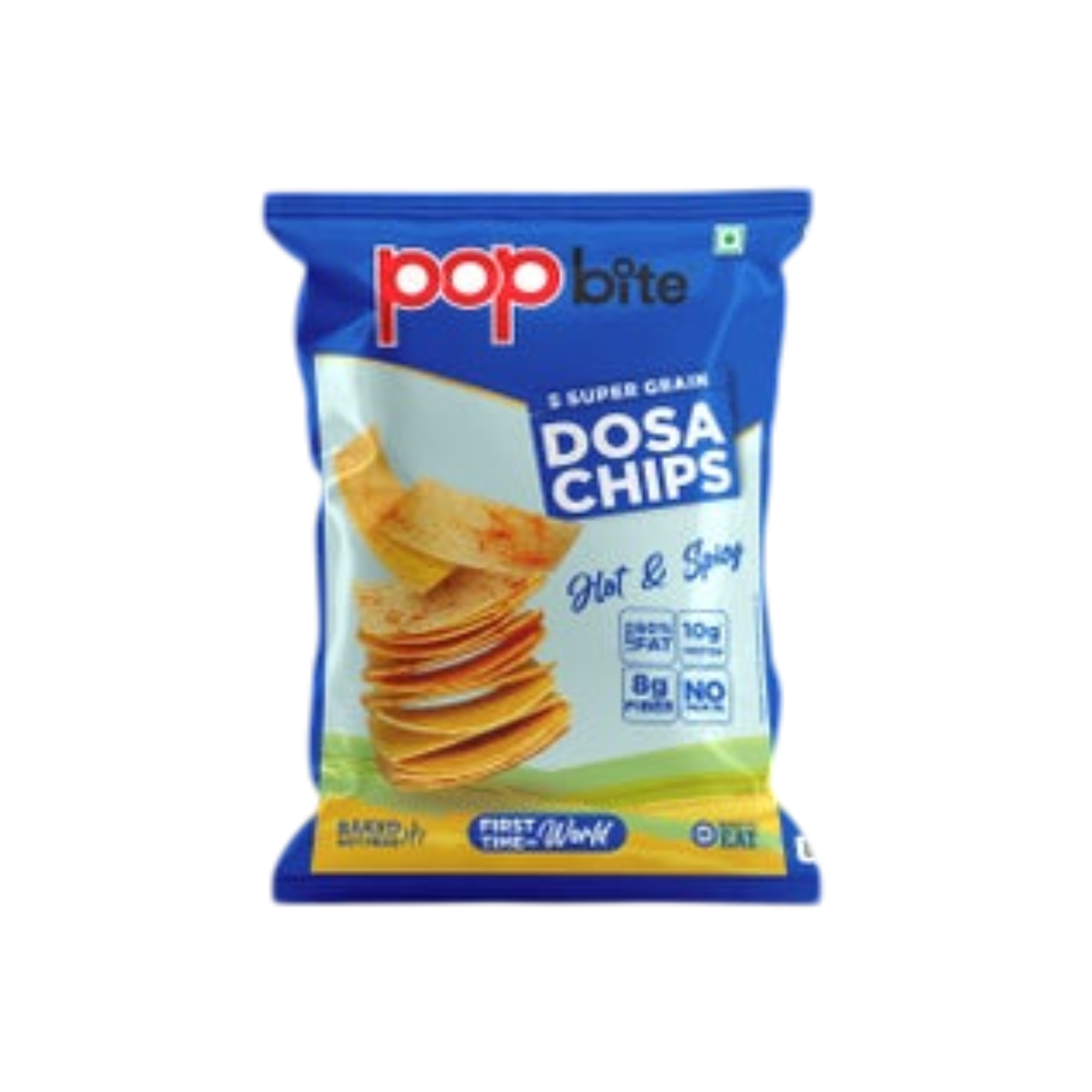 Popbite Dosa Chips Hot & Spicy 75Gm