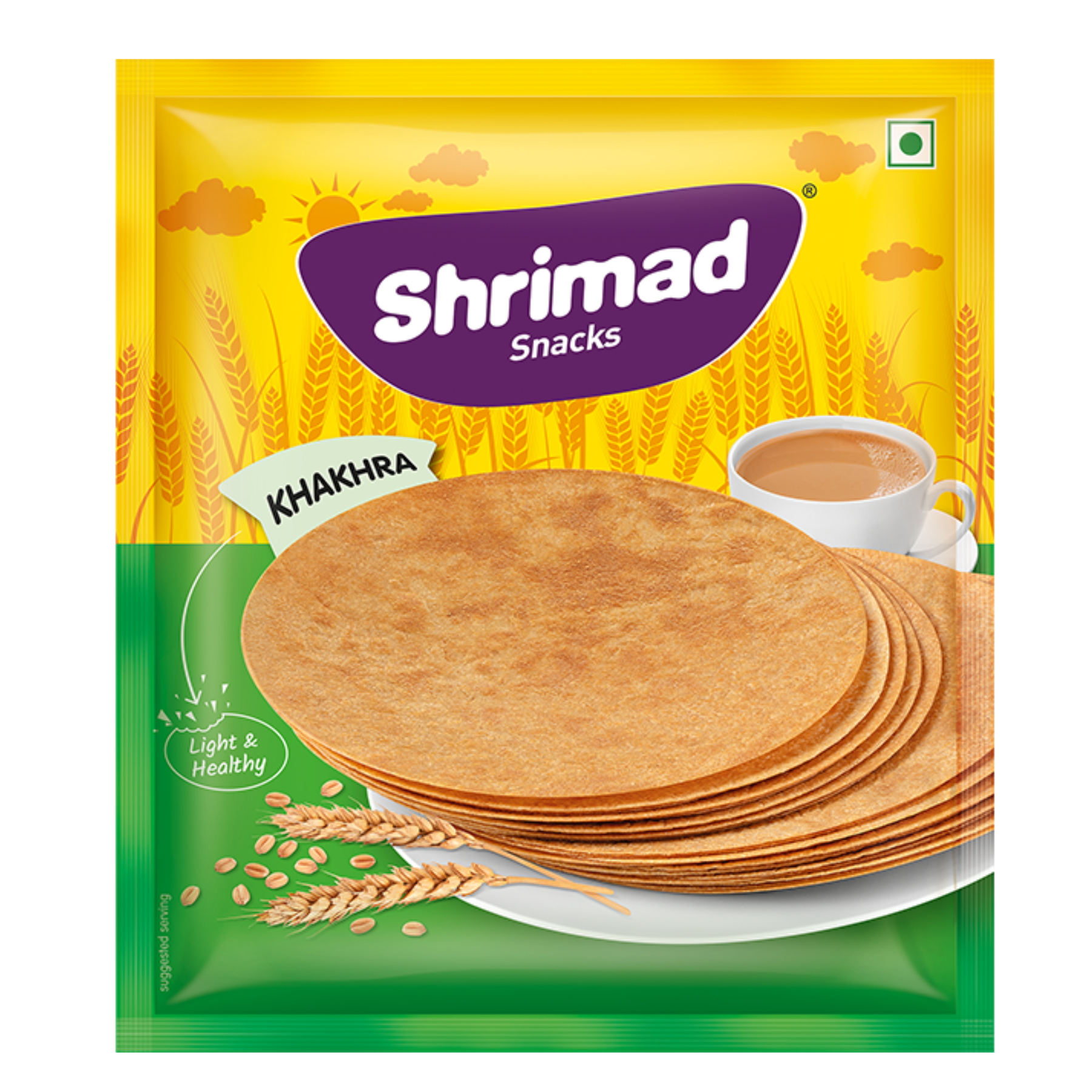 Shrimad Garlic Khakhra 200Gm