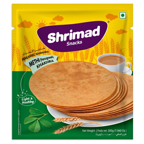 Shrimad Methi Khakhra 200Gm